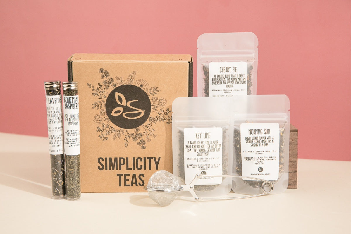 Simplicity Teas | Loose Leaf Wellness Teas of The Month Club