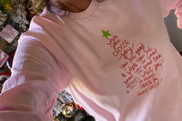 This is our christmas tee.  A long sleeve pink with our fun and inspirational design.  Our customers just loved this.  It was sold out fast!