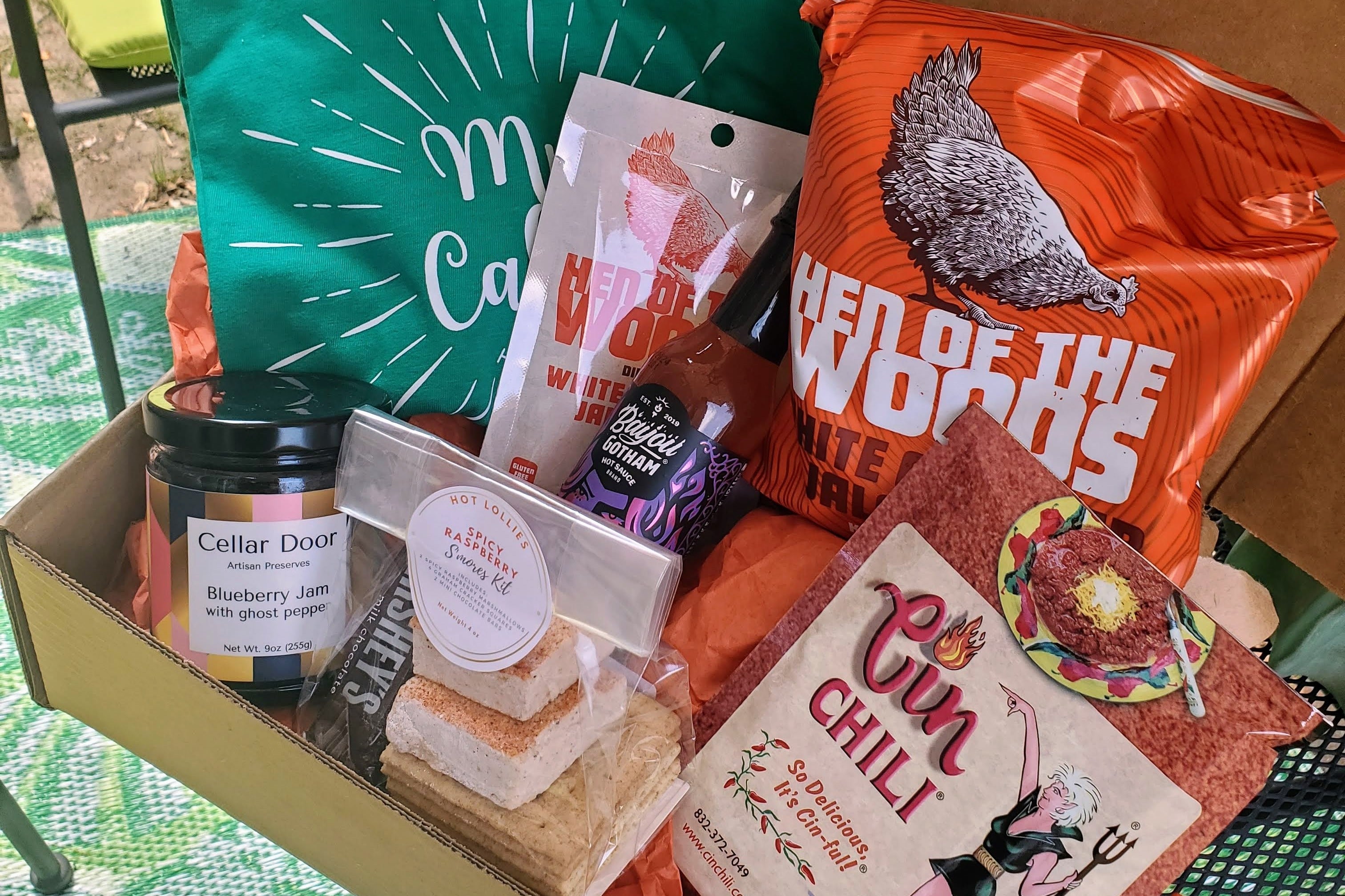 The hot stuff box. Best subscription box for men all likes heat.