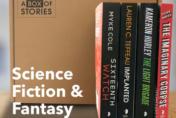 Science Fiction & Fantasy Box of 4 Surprise Books Monthly Subscription