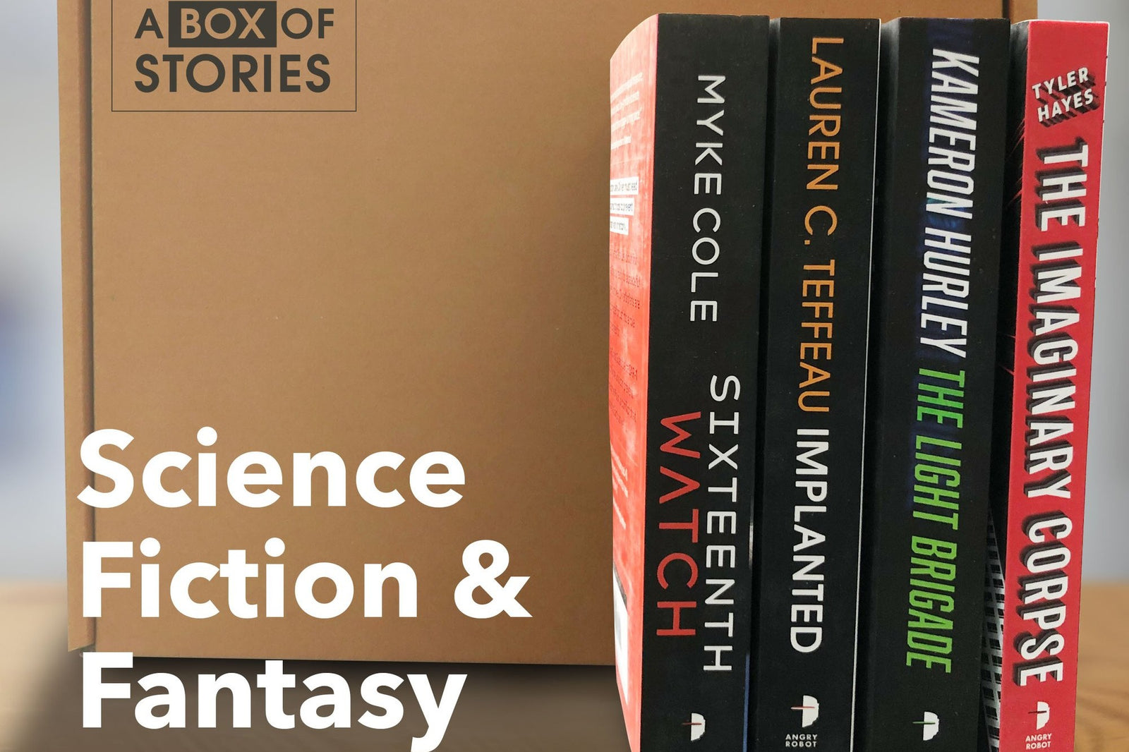 surprise box of 4 books these are 4 fiction books with Science Fiction and Fantasy Genre. perfect for gift and book lovers