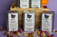 We include herbal teas (tisanes) in many month;s themes. Haven Herbs has a tea for every purpose and a Tea of the Month Club, too!
