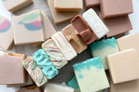 Am Happy Soap subscription box. Handmade soaps that smell happy and made with real ingredients. Choose one two or three bars a month!
