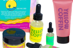 Serums & Balms include options like Niacinamide, Hyaluronic Acid, Q10, Glycolic Acid, Peptides, And Barrier Support.