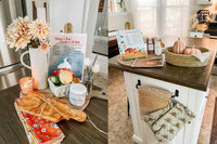 The 2022 Summer Box (left) and Fall Box (right).  Photo credit Amanda Watters of French Country Coastal