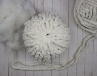 Hand Knitted Round Pillow Kit image 0