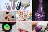 Makynail The option to gift a subscription box to a fellow nail lover in your life. Contains gel polish, stickers, chrome powder and supply