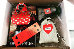 June 2023 YA box featuring Madness in Wonderland by Tabitha Bouldin. Included are 3 gifts that will pull you right in!