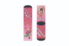 Monthly Girl Power Socks with Custom Face