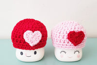 Seasonal Marshmallow Mug Hat Farmhouse Tiered Tray Decor Box