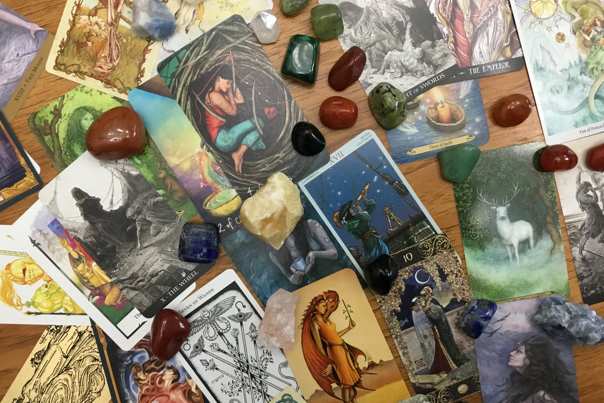 Tarot and Crystal Combo: Random Draw of 3 cards and 3 crystals (3rd week)