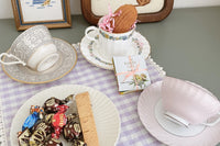 Vintage Teacup Club Trio - Teacup, Saucer & Cake Plate