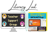 Invitation Card to the teacher support group including Vocab Vigor Lessons 1-4. The backside will have a link and QR code to join.