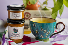 Electuaries like our Turmeric Tea Paste (to make golden milk, among other things) are included in October's box!