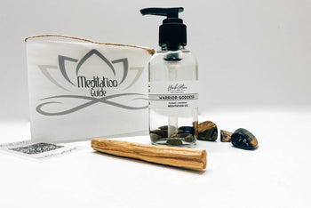 Natural + Vegan Crystal Infused MEDITATION Wellness Box | Self-Care for Body + Mind + Spirit