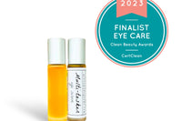 The Multi-tasker Eye Serum by Greenmade goods with the Clean Beauty Award Seal in the right hand corner.