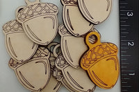 Earring, charm, ornament  - Laser cut/engraved  design ready for your crafty self to paint, decorate, gift to a friend, keep for your self.