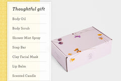 All natural Self-Care box for pregnancy and new Mom - the perfect gift to support wellness and self care through meaningful experiences