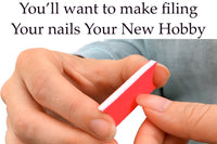 Style File Mini Nail Files Washable Comfortable Premium Quality Less Waste Sanitary Made USA Ergonomic A