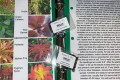 Box photo - laminated instructions with seeds and binder that are offered, Austin TX, photo credit by Stephanie Facey