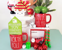 Holiday Tiered Tray Decor Items Box