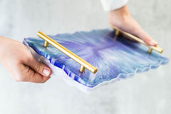 Resin Serving Tray DIY Craft Kit -  From Adults & Craft DIY Craft Kit Company based in Denver Colorado USA