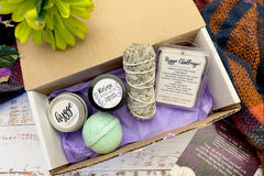 Mini Artisan Box Candles and Spa Self Care