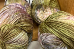 You can always expect a carefully curated box with great yarn and 3-4 fun notions with a tea sampler.