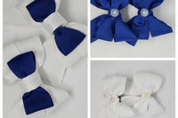Grosgrain gives a more structured hair bow that holds up to a day of events like weddings and graduations.