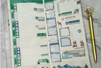 A ﻿Best Laid Plans Functional Planner Sticker Kit for Hobonichi Weeks Planners with stickers on it.