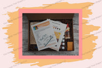 The DIY box provides straightforward instructions and a color guide, inviting you to bask in the art of wood inlay.