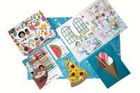 One who eats alone cannot discuss the taste of food! This box has TWO of each craft to encourage you to make friends and share craft time.