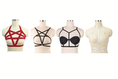 SILVER PLAN- 1 HARNESS BRA AND 1 CAGE BRA