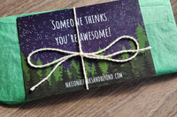 When you give one of our subscription boxes as a gift, We add a gift card from you so the recipient knows who thinks they are awesome. 