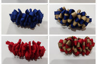 The most popular uniform colors in solid and mixed ruffle bows. No uniform? These still match back to school basics!