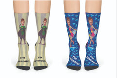 Monthly Girl Power Socks with Custom Face