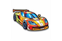Example sticker from our box. Monthly themes vary; each box includes 15 high-quality, fully laminated stickers.