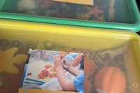 Rainbow Kids Sensory Bins
