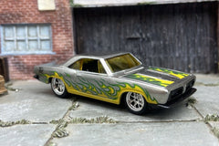Monthly Hot Wheels Rubber Box: One Custom Mainline Hot Wheels With New Wheels/Rubber Tires Listing!!!