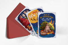 Christmas Card with Puzzles Inside