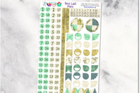 Functional Planner Sticker Kit for Planners - Calendars, Happy Planner, Bullet Journal, Leafy Treetops, Pocket, A5, EC, TN