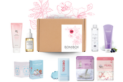 Bomibox Korean Beauty Box -   Past Box containing a mixture of Korean skincare, beauty and hair products.