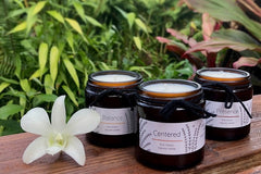 Soy Wax Candle Trio scented with Essential Oils