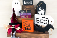Homeworks Etc October 2023 Halloween Tiered Tray DIY Box to paint at home
