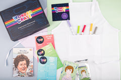 Read about Julia Child, design your own apron and start cooking with Julia. Get ready to be inspired.