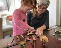 DIY Wooden Art Building Sets