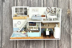 RBOMW DIY Miniature House Project Box. This box will include a book, a DIY miniature house kit, as well as 2-4 self care products.