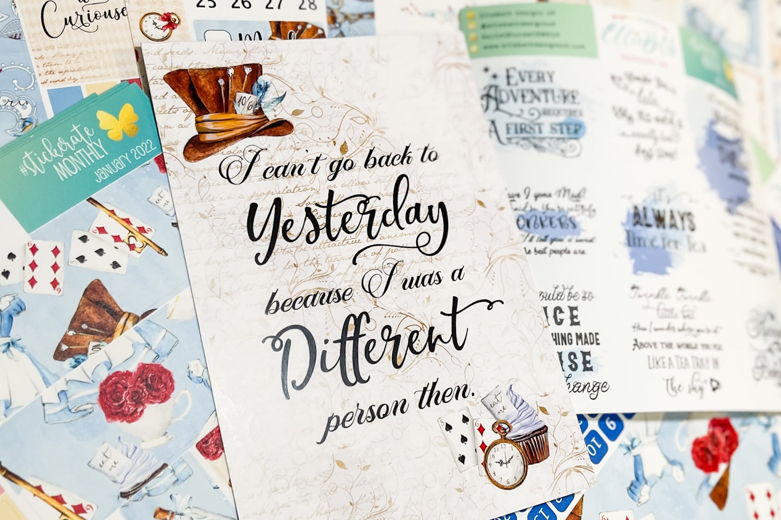 #stickerate MONTHLY Planner Stickers