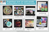 Diverse Monthly Art Box - DIY Art Kits you can't wait to try!