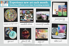 Diverse Monthly Art Box - DIY Art Kits you can't wait to try!